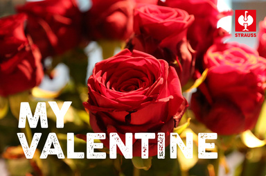 Gutscheinmotiv im Design Valentine